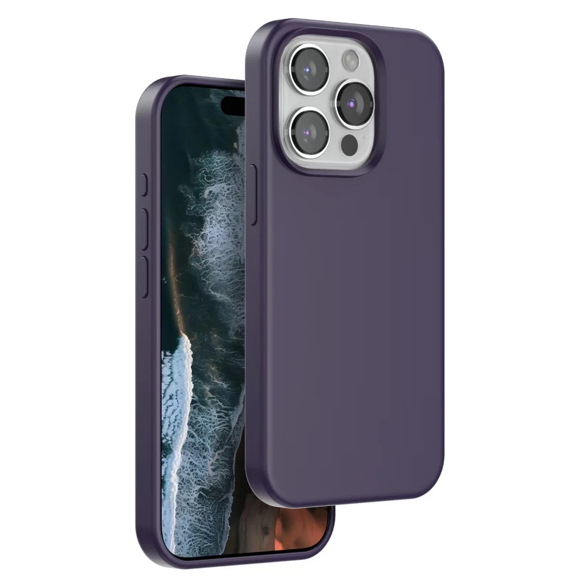 Venco Apple iPhone 15 Pro Max Home Magsafe Kapak - Derin Mor
