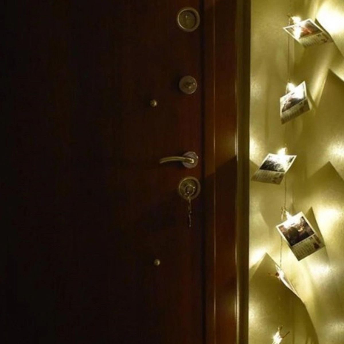 Dekoratif Led Işıklı Fotoğraf Mandalları 10'lu Set