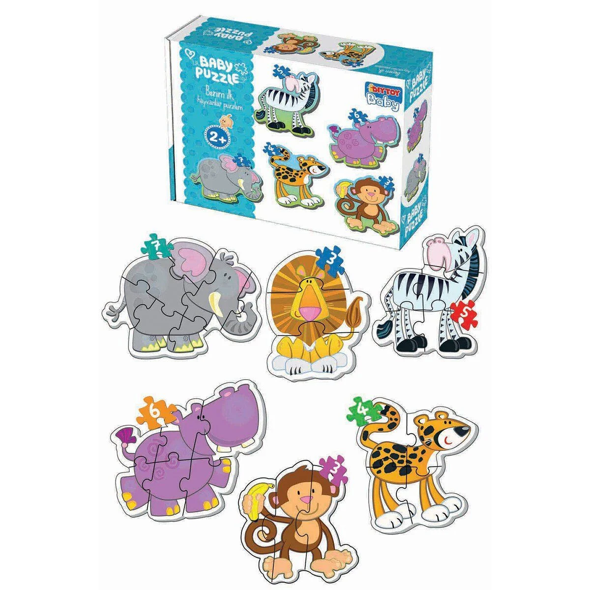 1703 Baby Puzzle Benim İlk Hayvanlar Puzzlem