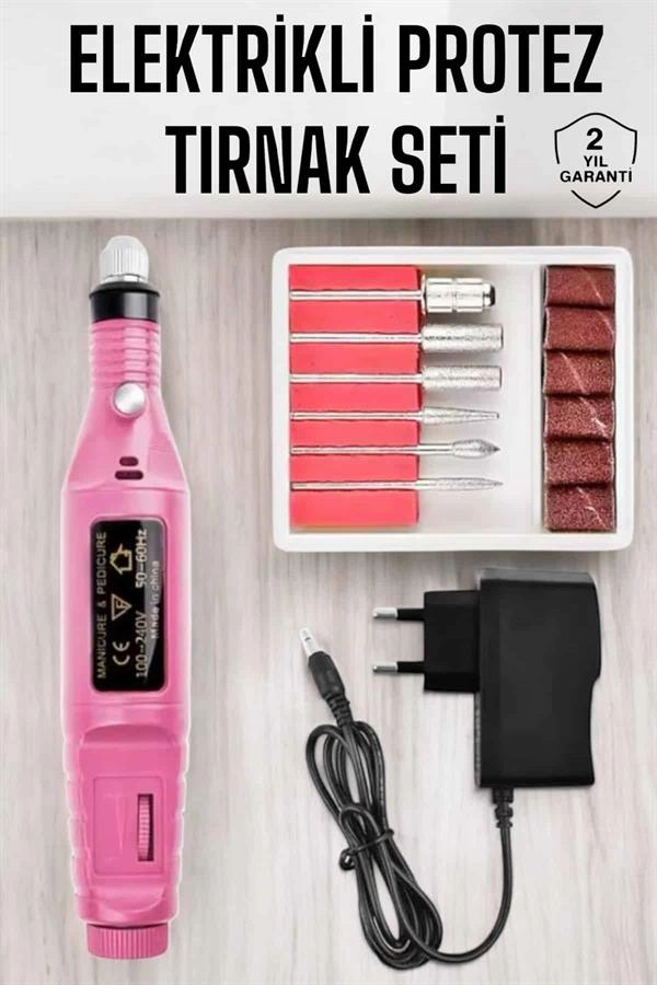 Ergonomik Elektrikli Nasır Temizleyici Seti USB Girişli