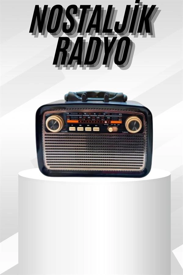 Bluetooth Radyo ve Müzik Kutusu El Fenerli Tasarım