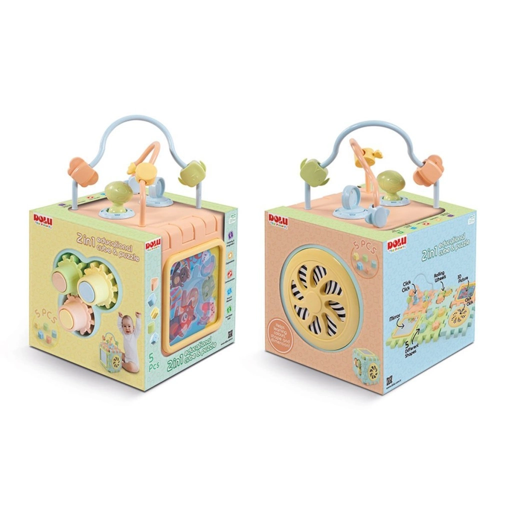 Eğitici Puzzle ve Kup Seti 2 Adet Çocuklar için