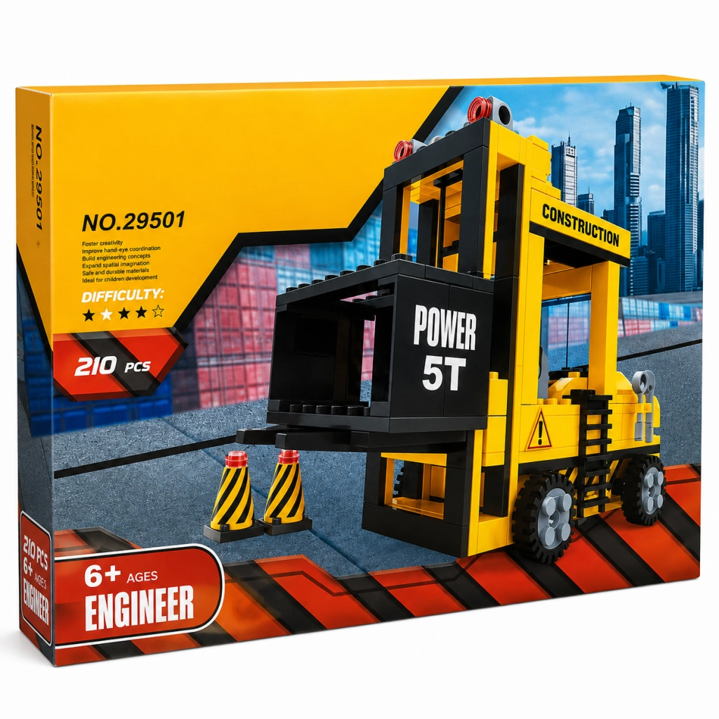 Mini Forklift Seti 206 Parça ile İnşaat Projeleri İçin