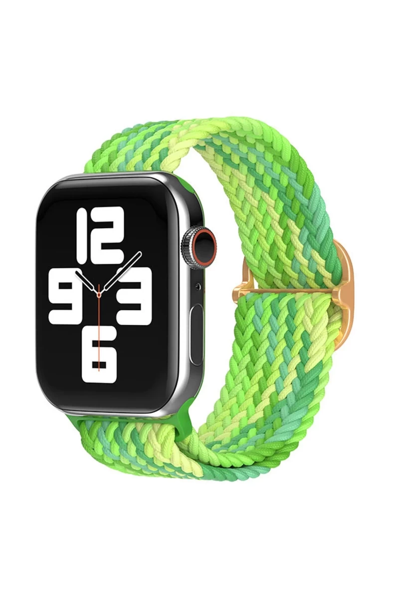 Apple Watch 38mm Uyumlu Star Kordon - Turkuaz-Yeşil