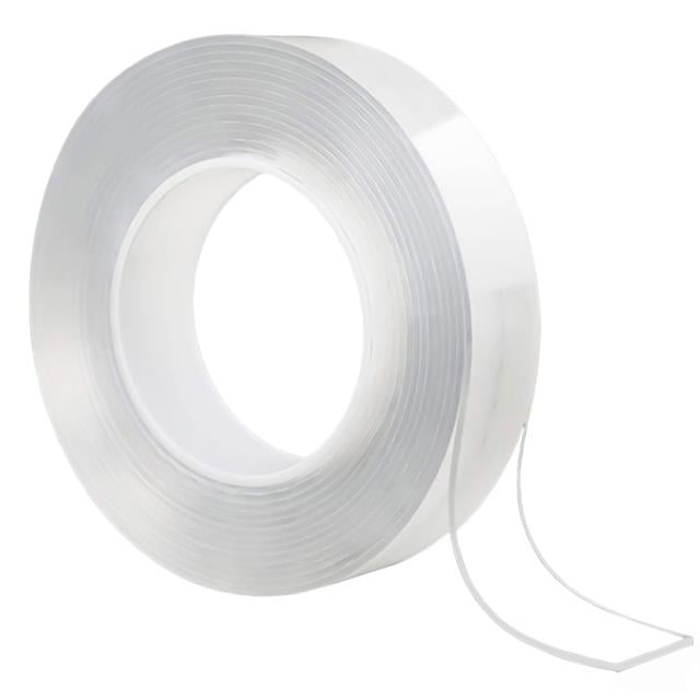 SN-24358 20mm 3 Metre Çift Taraflı Nano Teknoloji Süper Yapıştırıcı Şeffaf Bant
