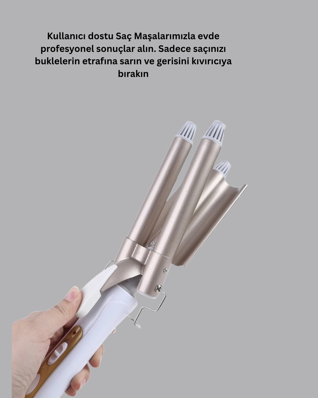 Yeni Nesil Bukle Maşası 25 mm Profesyonel Kullanım İçin