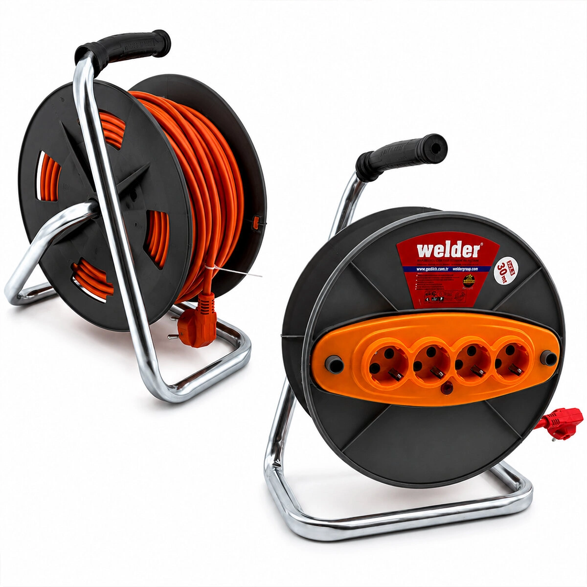 Makaralı Uzatma Kablo 3X2.5MM 30MT Elektrik Kullanımı