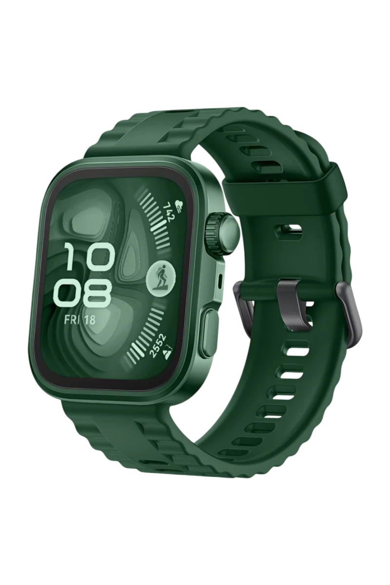 Huawei Fit 4 Nova Silikon Kordon - Koyu Yeşil