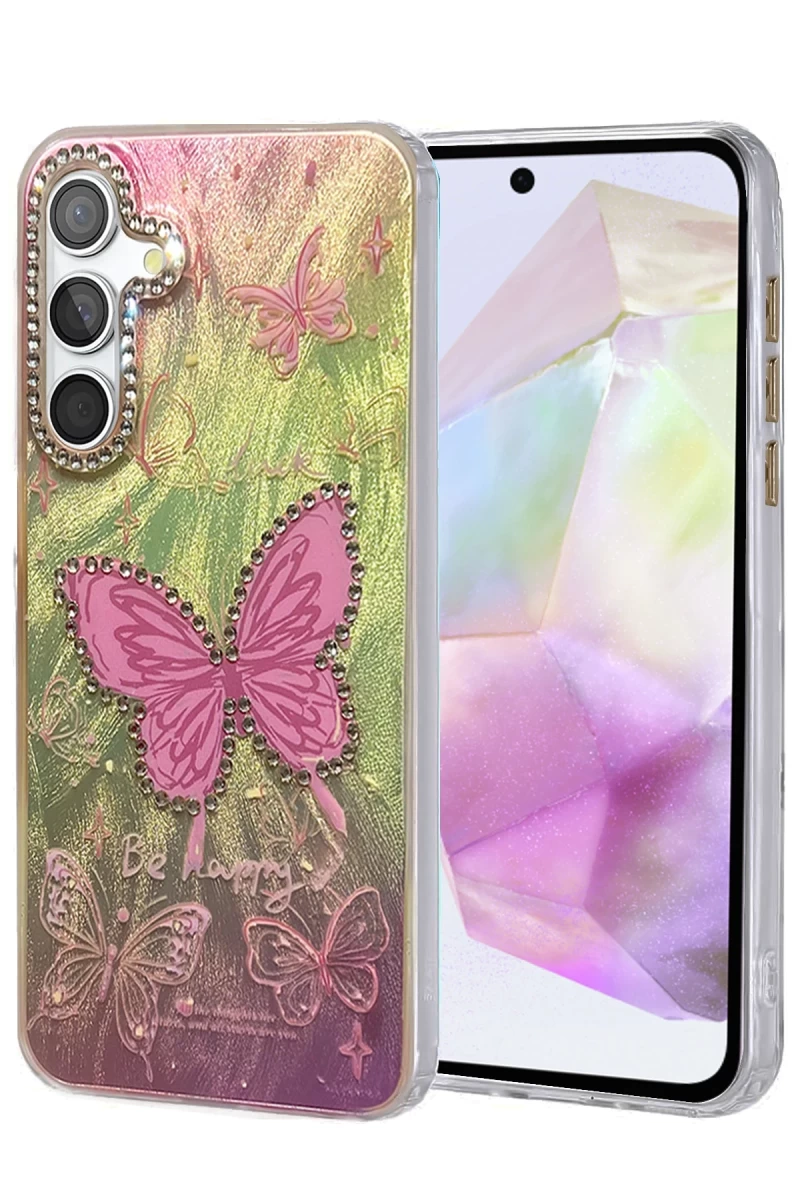 Samsung Galaxy A35 5G Uyumlu Kılıf Blade Aynalı Desenli Kapak - Desen 5