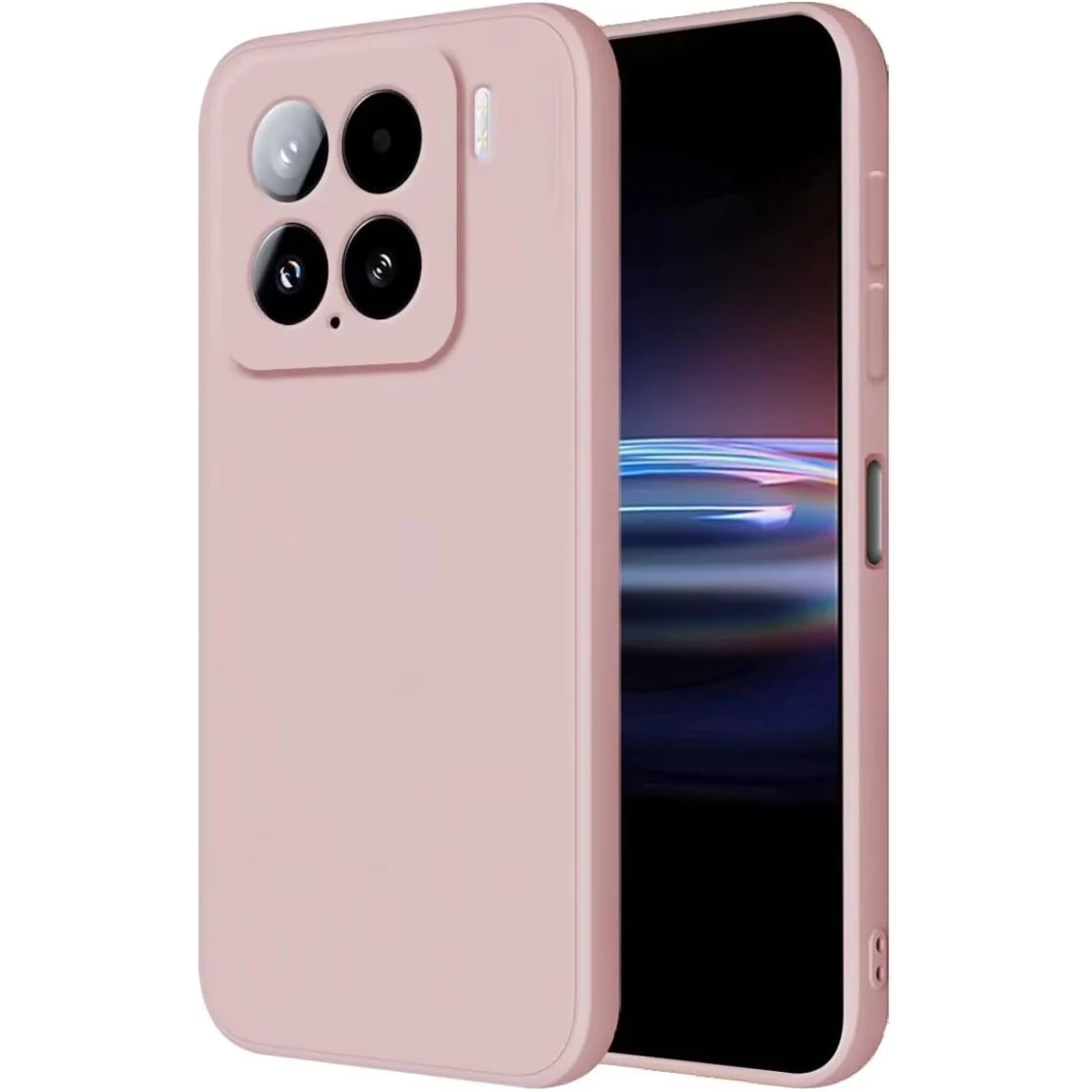 Xiaomi Mi 15 Kılıf Nano içi Kadife Silikon - Pudra