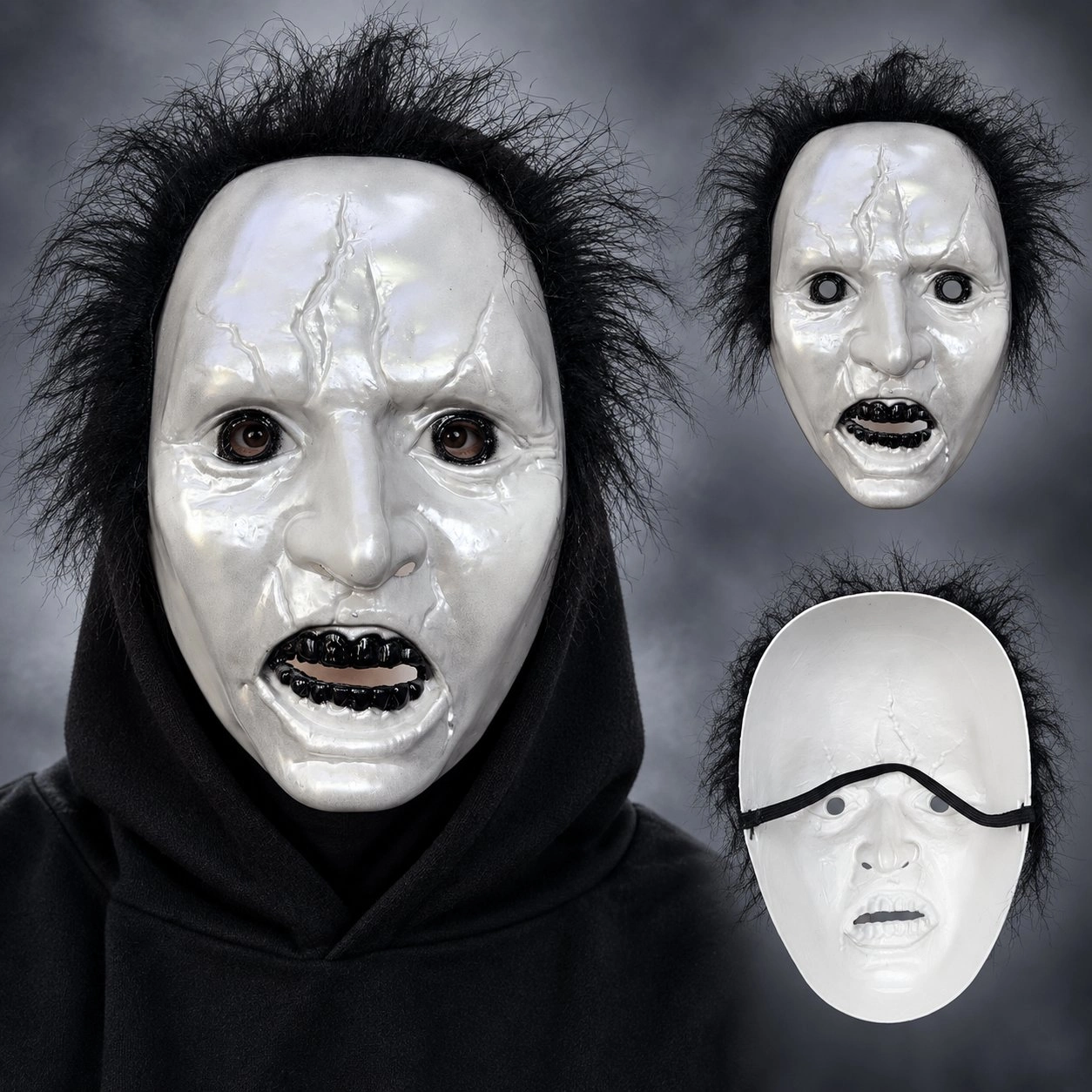 Korkutucu Michael Myers Maskesi Siyah Saçlı 1 Adet