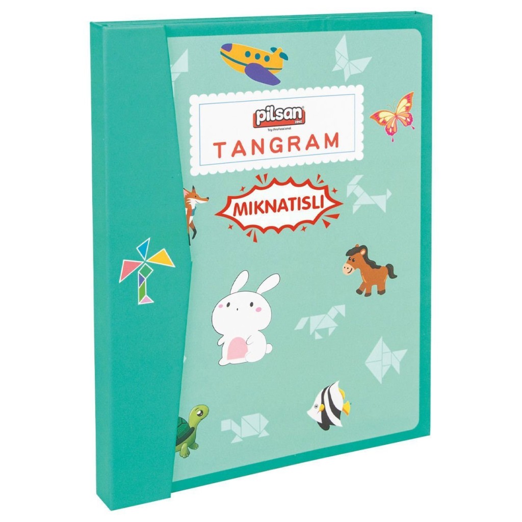 03 569 Ahşap Manyetik Tangram -NessiWorld Oyuncak