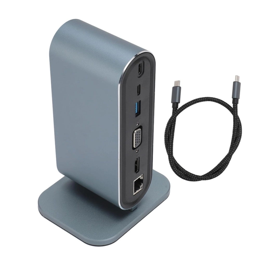 Kompakt 12'li Dock İstasyonu 4K Video Çıkışı ile