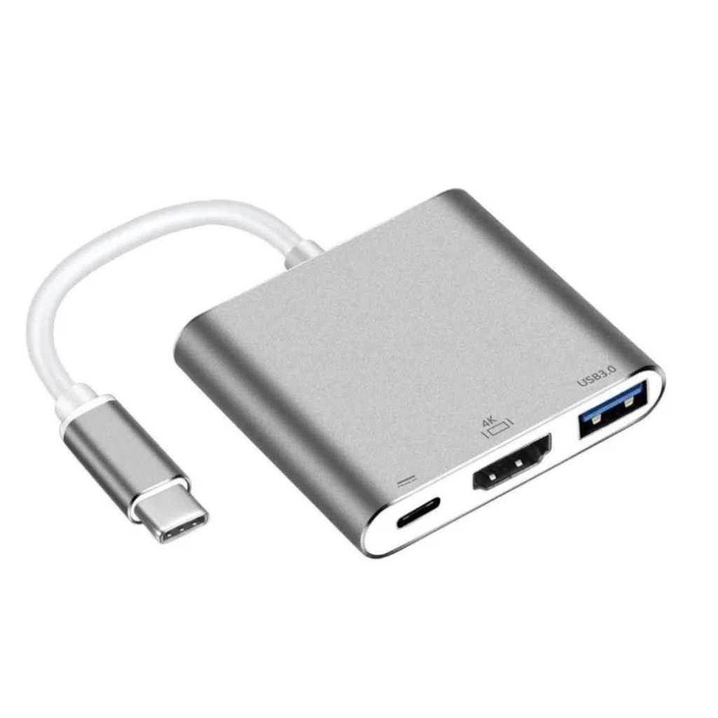Kompakt 3'ü 1 Arada Type-C Bağlantı Adaptörü