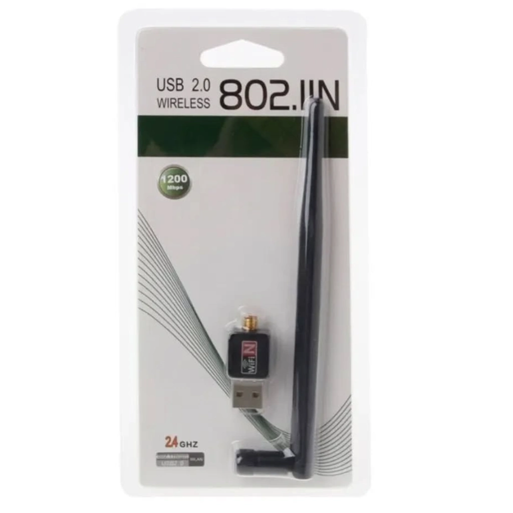Hızlı İnternet Bağlantısı 300 Mbps USB Wireless 5 Dbi Anten