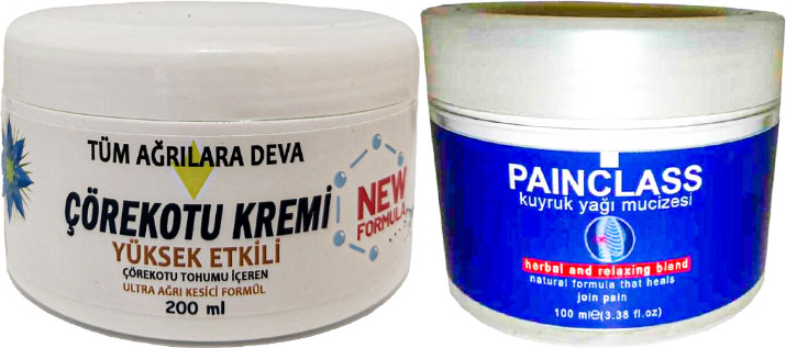 Çörek Otu Kremi White Box 200 ml + Painclass Kuyruk Yağı Kremi 100 ml / Teskin Krem Seti
