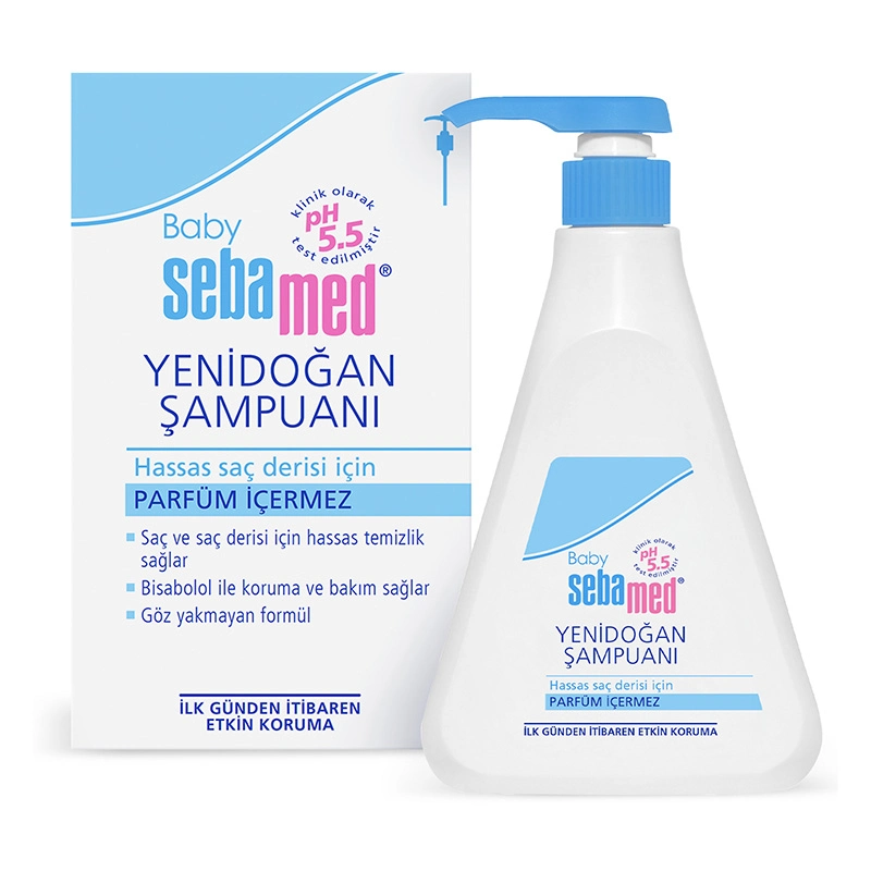 Yenidoğan Bebek Şampuanı 500 ml Hassas Ciltler için