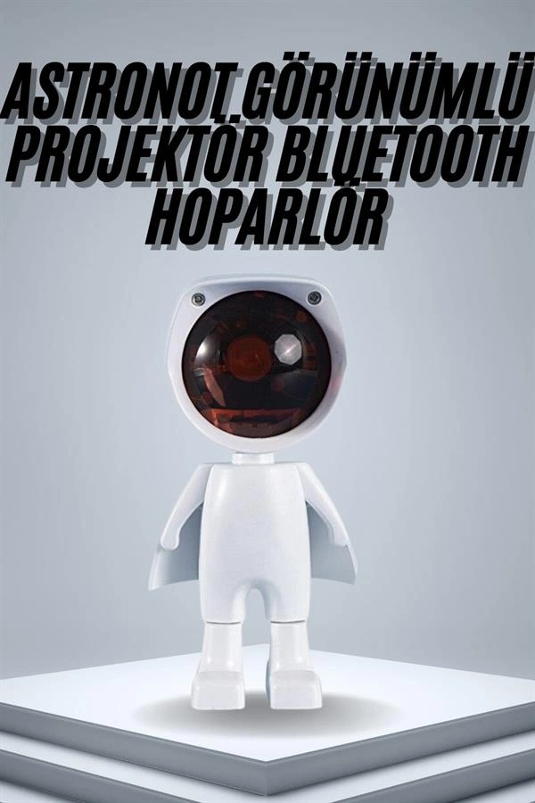 Astronot Tasarımlı Güneş Lambası USB Şarjlı 5 Watt
