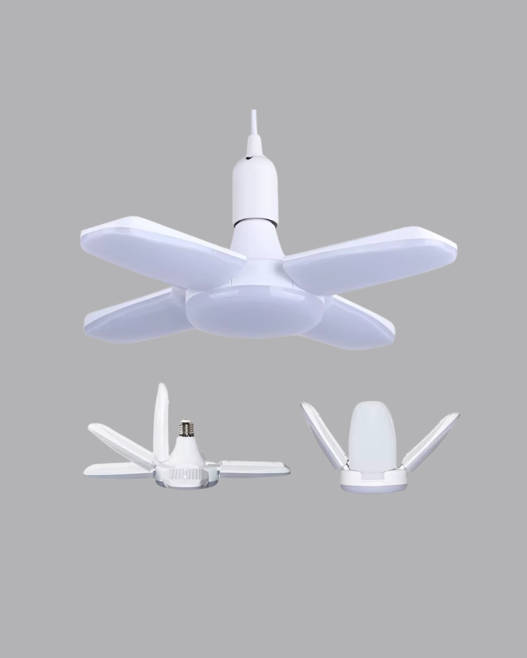 Enerji Tasarruflu Katlanır LED Ampül 4 Kollu 6000 Lumen