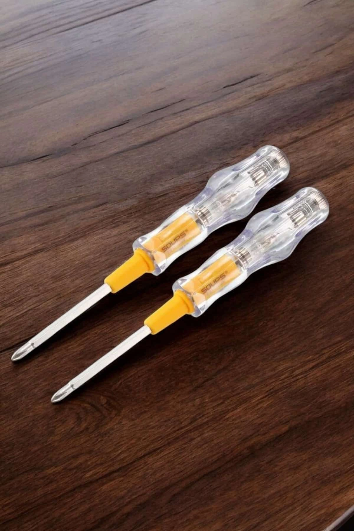 Nikel Kaplama Kontrol Kalemi Çift Başlıklı 110V-220V Test Cihazı
