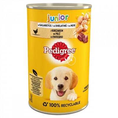 Puppy Tavuklu Soslu Yavru Köpek Konservesi 12 Adet 400 Gr