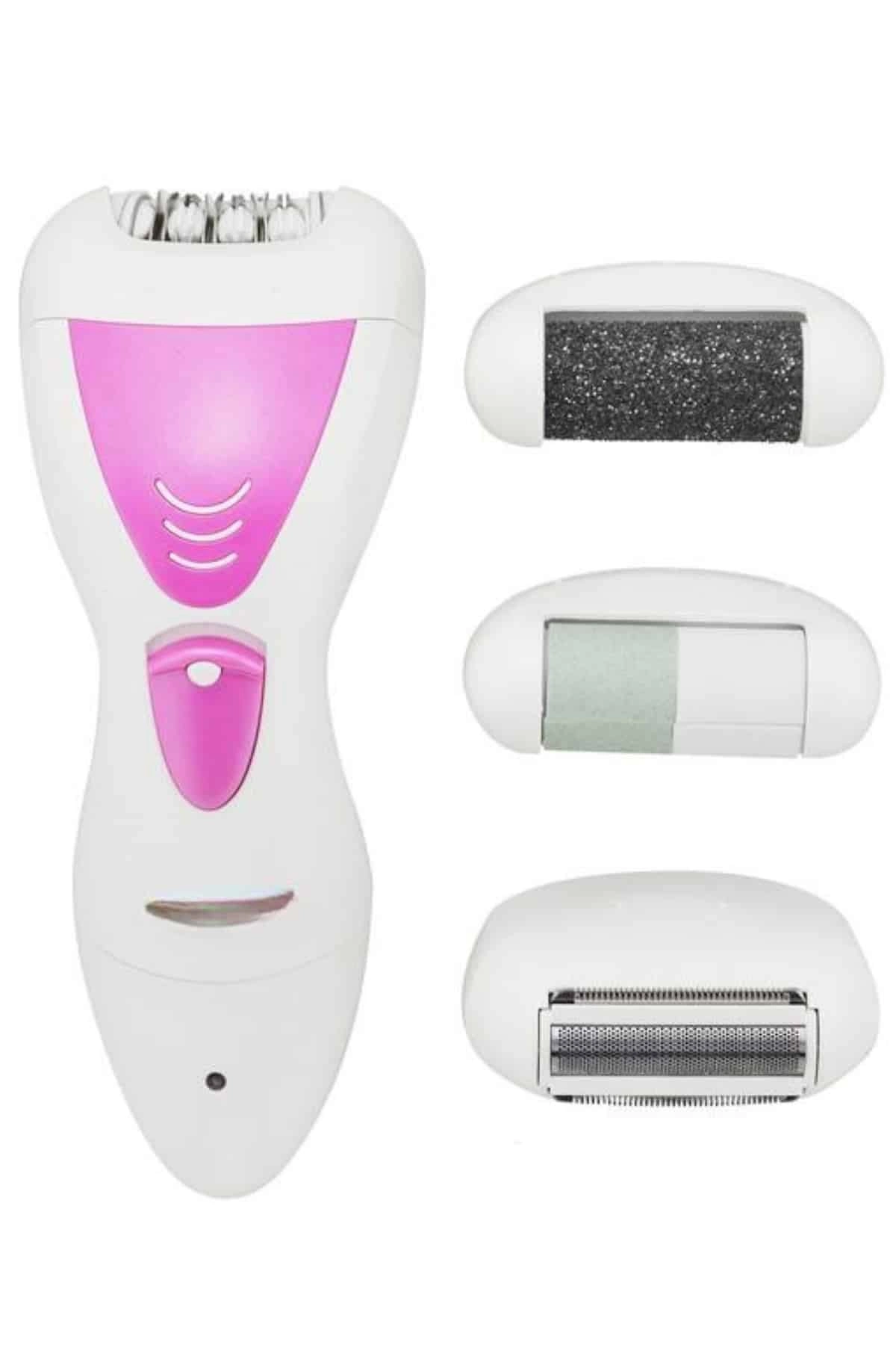 Şarjlı Epilasyon Makinesi 4 Başlıklı Set