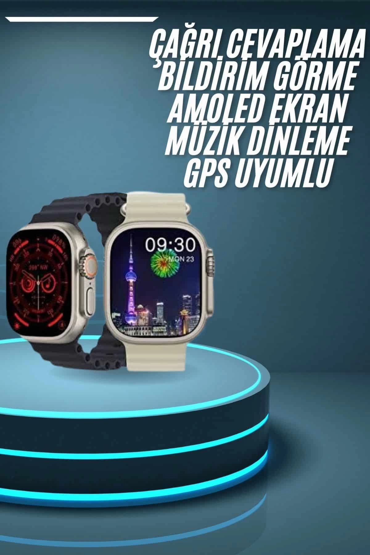 Fonksiyonel Akıllı Saat Uzun Pil Ömrü ile Çağrı Cevaplama