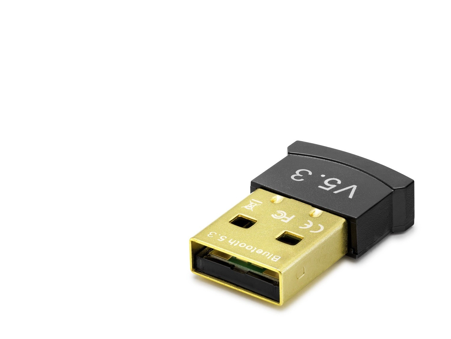 Kablosuz Bluetooth Adaptör 5.3 Mini USB Siyah