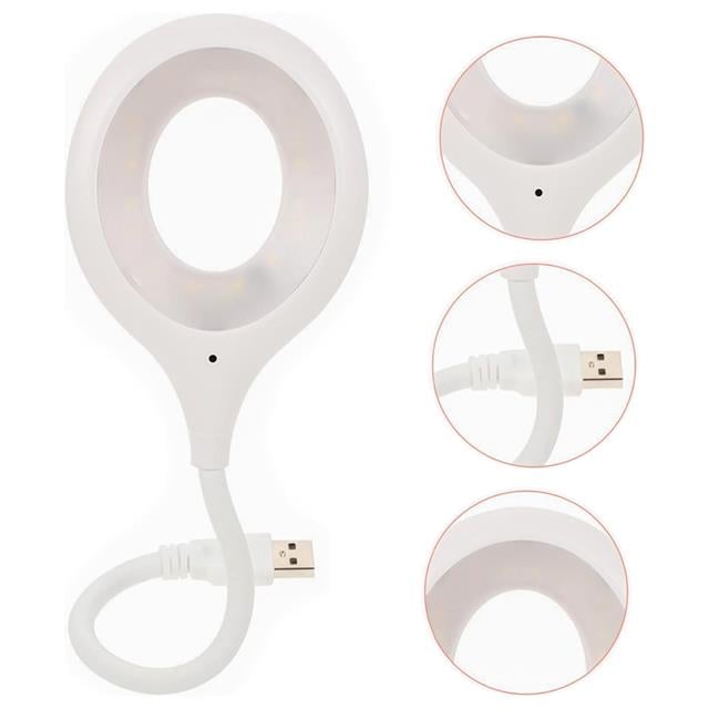 Portatif Akrobatik 20 SMD Ledli USB Gece Kitap Okuma Çalışma Lambası (Powerbank Uyumlu)
