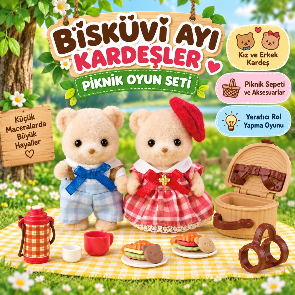 Leziz Piknik Seti +3 Yaş İçin Aile Oyun Seti