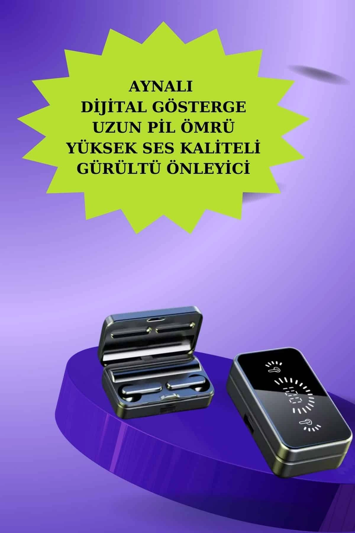 Bluetooth Kulaklık ve Akıllı Saat Seti ANC Özellikli