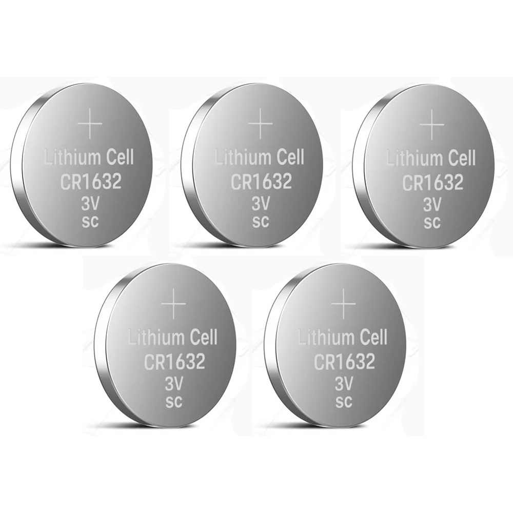CR1632 Süper Lityum 3V 5’li Kart Düğme Pil
