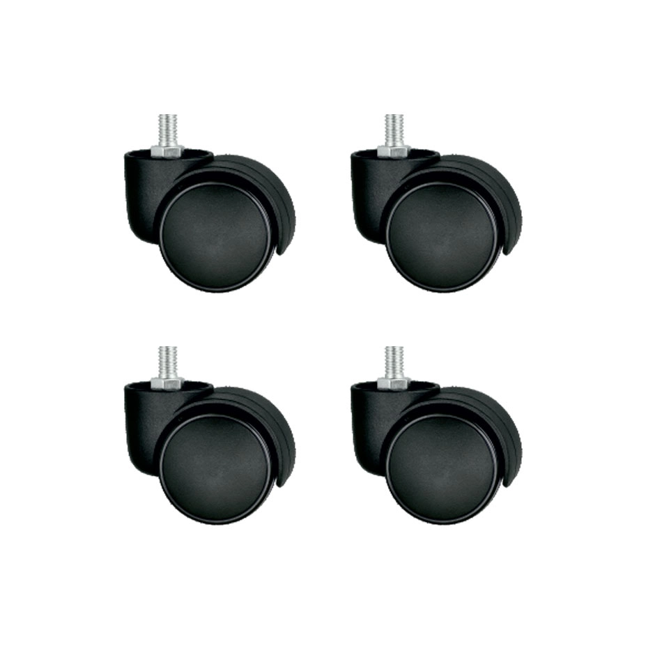 Plastik Vidalı Teker 50MM 4 Adet Ofis Kullanımı