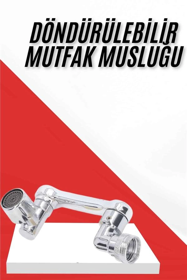 Dönebilen Tasarruflu Mutfak Musluk Ucu 1 Adet