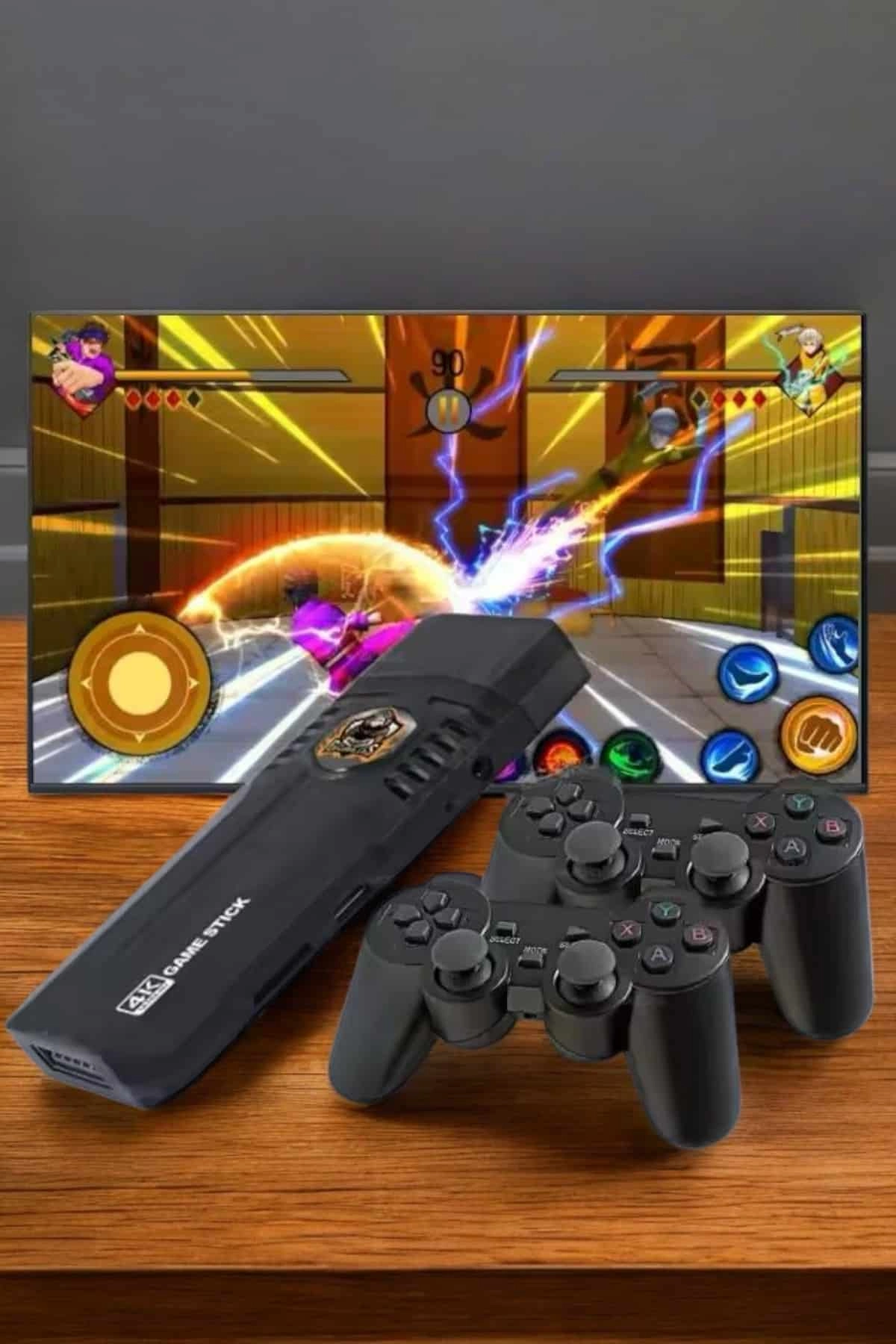 Siyah 8K Ultra HD Gamebox TV Uyumlu 64 GB Depolama Alanı