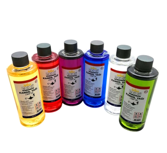 Renkli Mix Kandil Yağı 250ml - İçin