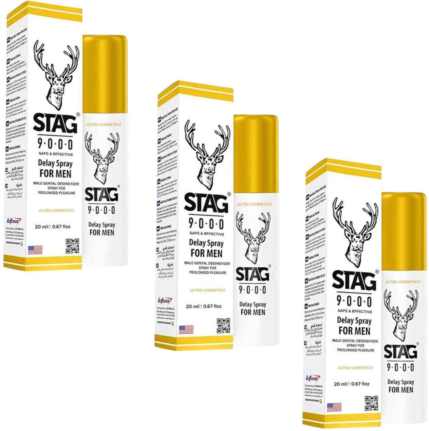 Stag Sprey 3 Adet - Stag Sıprey 20 ml