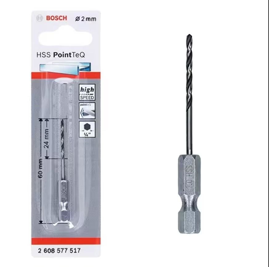 Bosch Pointteq Altıgen Şaftlı Hss Matkap Ucu 2 mm