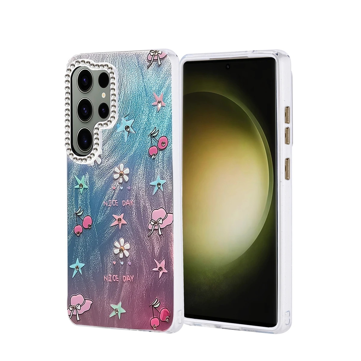 Samsung Galaxy S25 Ultra Kılıf Blade Aynalı Desenli Kapak - Desen 4