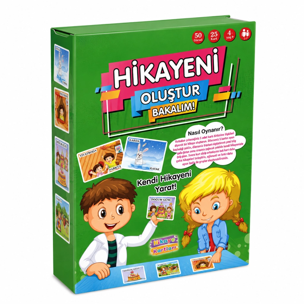 Hikaye Oluşturma Seti 1 Adet Yaratıcı Oyun