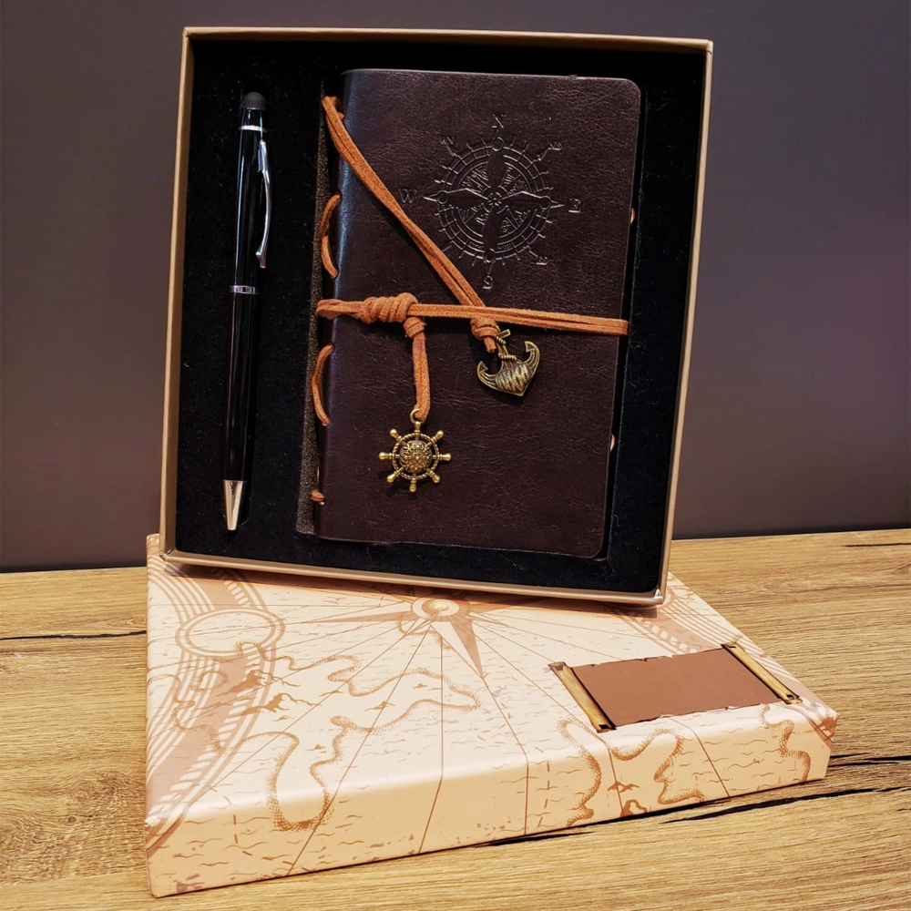 Şık Tasarımlı Öğretmene Hediye Defter Kalem Seti