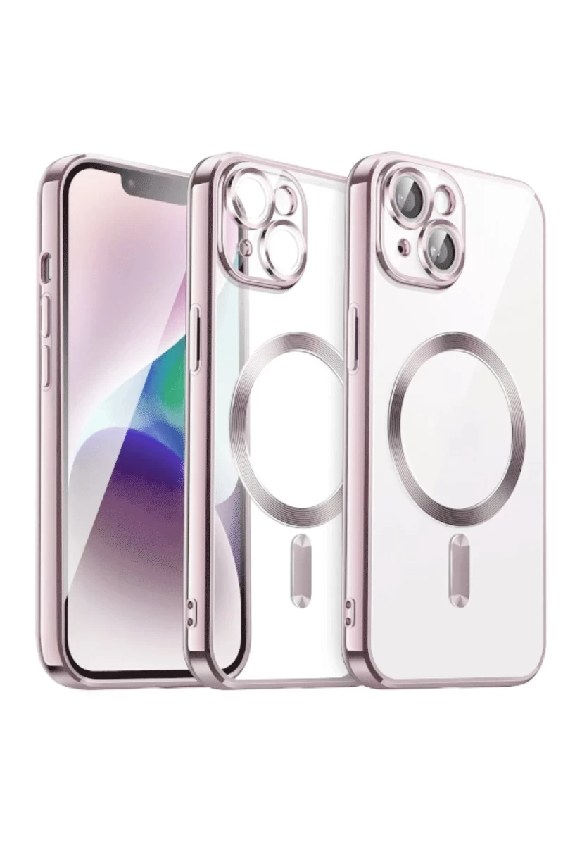 Apple iPhone 13 Uyumlu Kılıf Kross Magneticsafe Kapak - Rose
