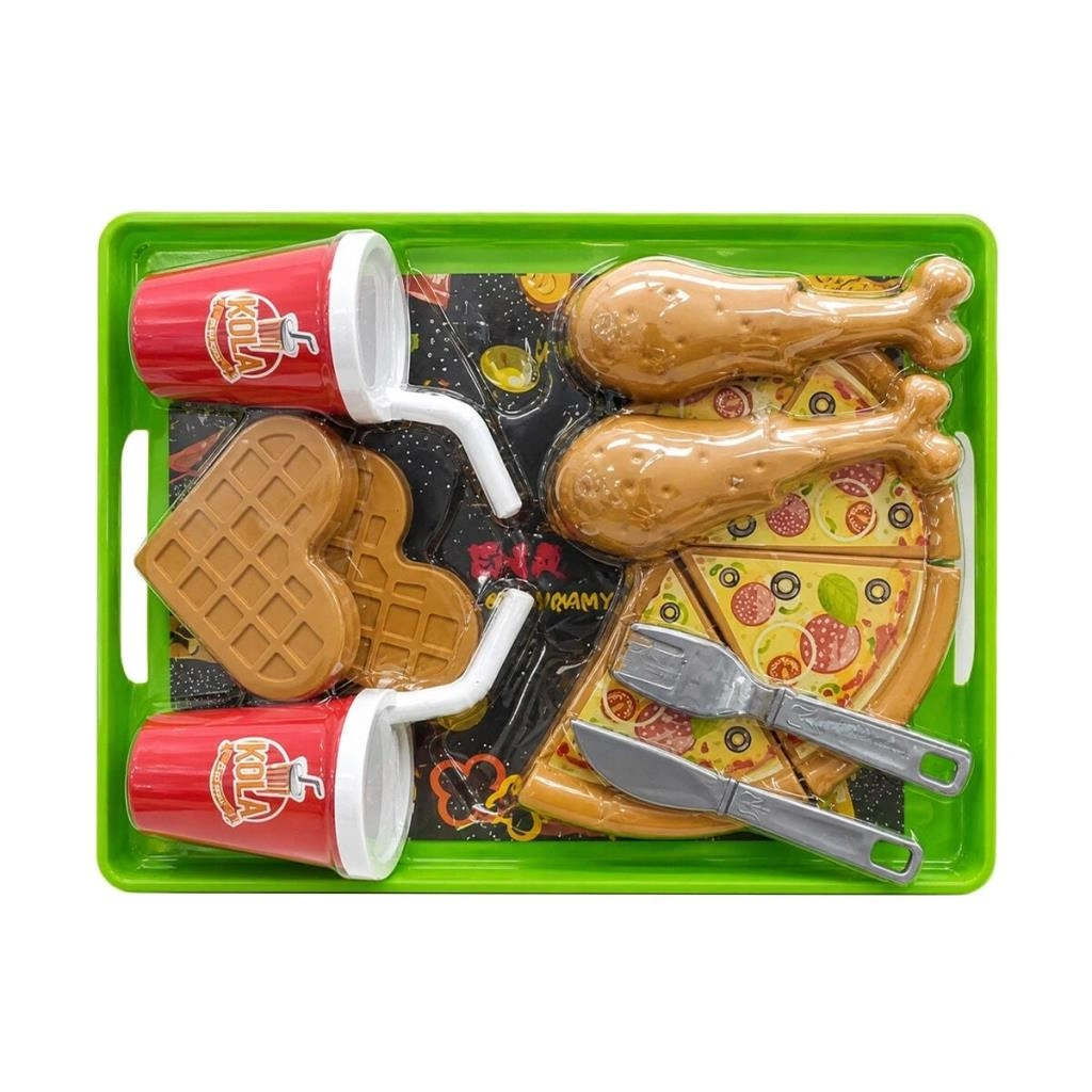 Çift Porsiyon Pizza Tepsisi 2 Adet Set