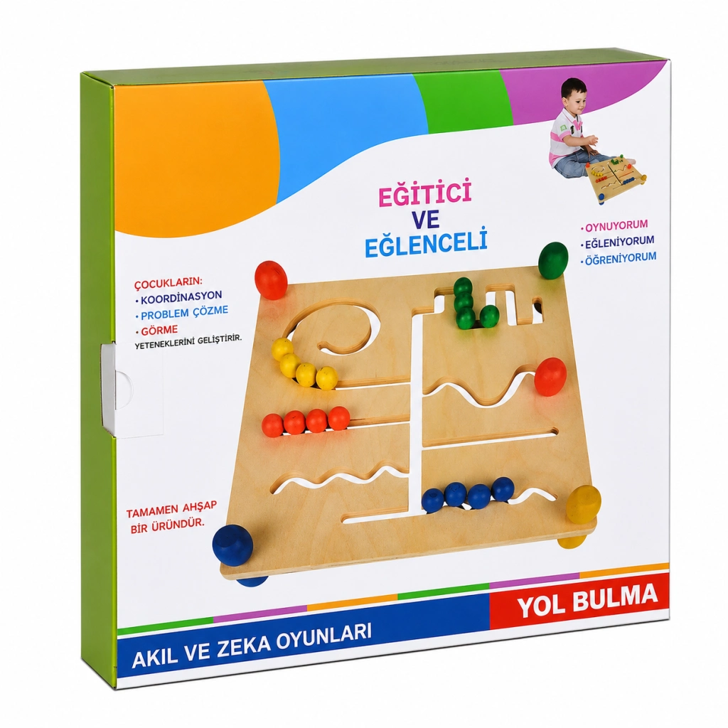 Eğlenceli Yol Bulma Oyunu 1 Adet