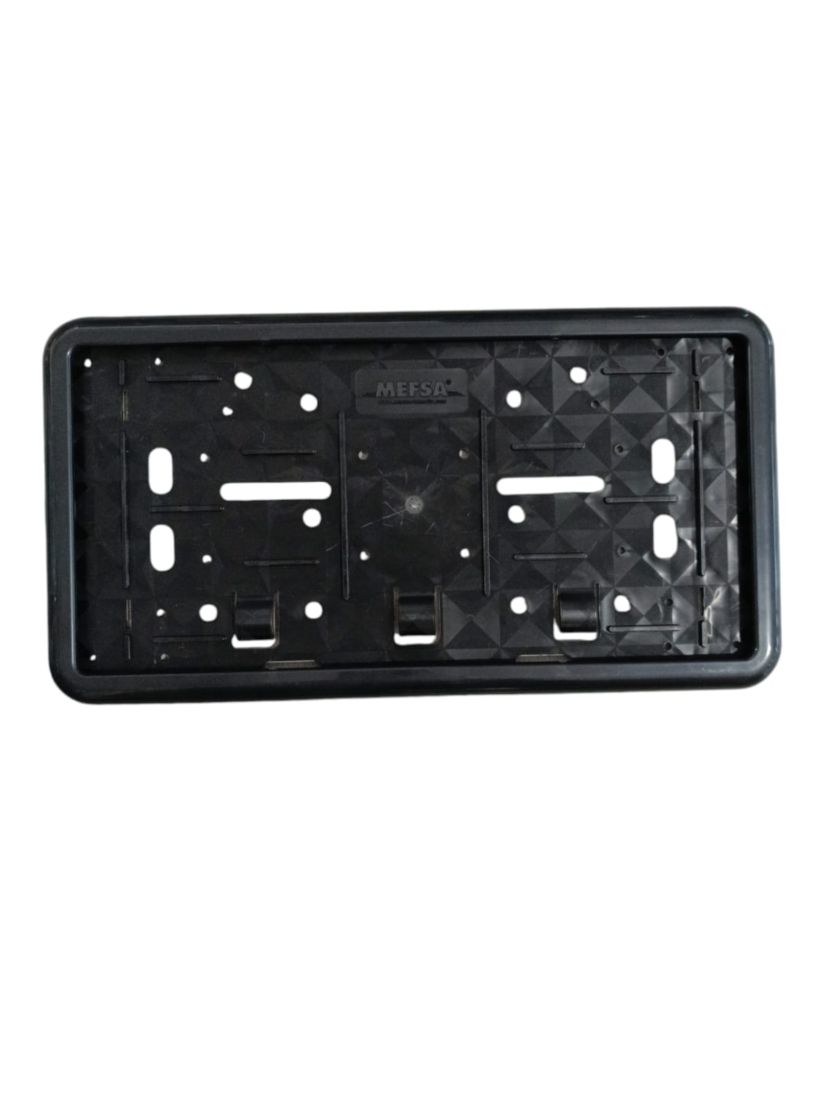 Çerçeveli Dikdörtgen Plakalık Plaka Altlığı Siyah 32X17cm 1 Adet