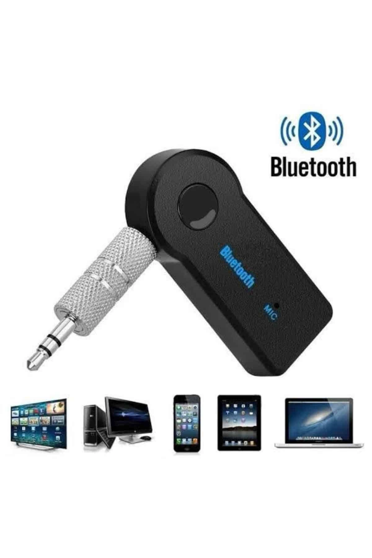 Kablosuz Bluetooth Araç Kiti Siyah TV Tablet Telefon