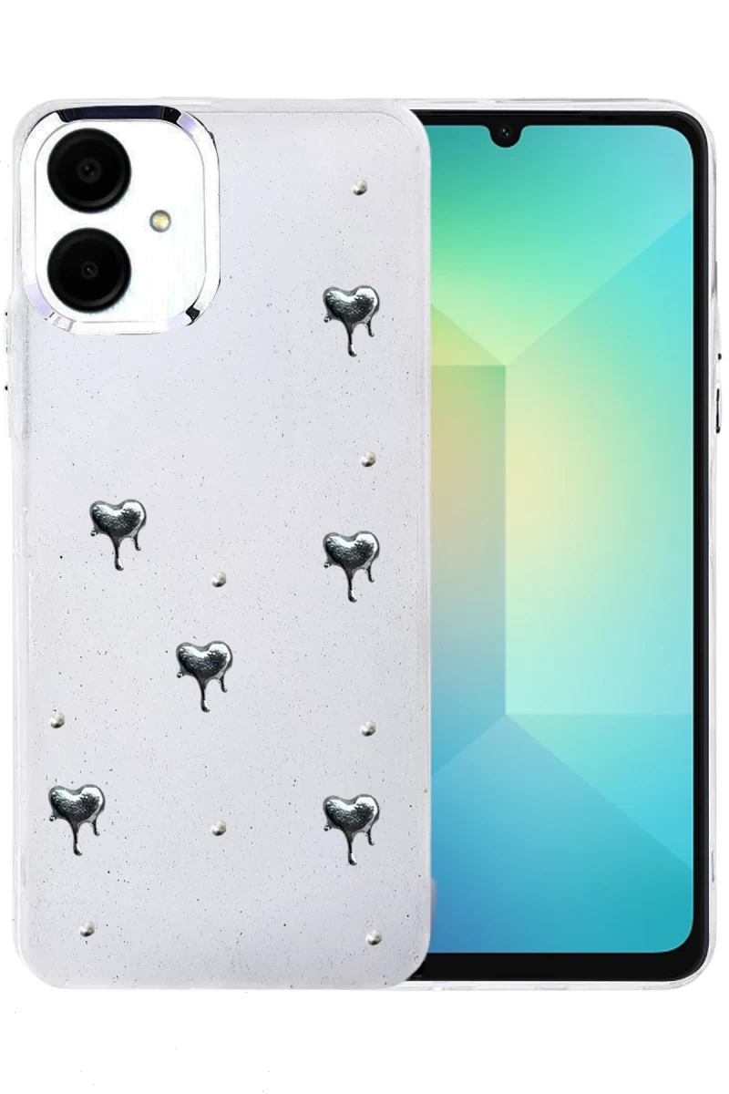Samsung Galaxy A07 4G Uyumlu Fiyonk Desenli Kapak - Desen 1