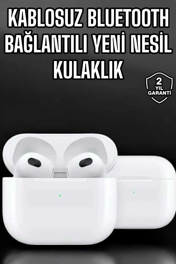 Kablosuz Bluetooth Kulaklık 3.Nesil Uzun Pil Ömrü Dokunmatik Kontrol