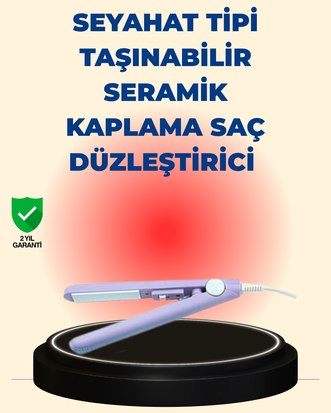 2’si 1 Arada Saç Düzleştirici ve Bukle Maşası – Düz ve Kıvırcık Saçlara Uygun Çok Yönlü Kullanım