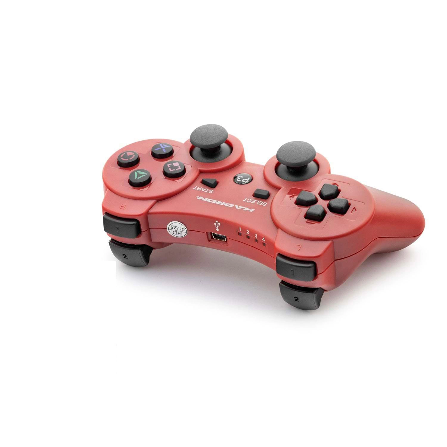 Kablosuz Oyun Kumandası Kırmızı PS3 Uyumlu